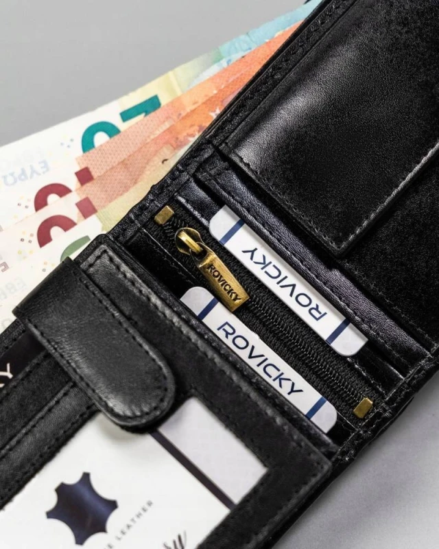 portfel skórzany męski Rovicky 22320L-RVTP z ochroną RFID i miejscem na karty (4).webp