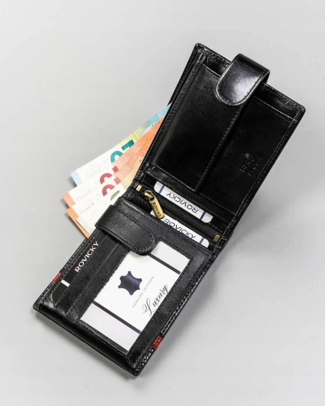 portfel skórzany męski Rovicky 22320L-RVTP z ochroną RFID i miejscem na karty (7).webp