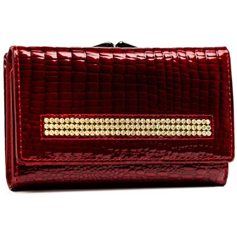 Portfel damski skórzany 4U Cavaldi 55020-CRY-RS-BL RED czerwony RFID (1).webp