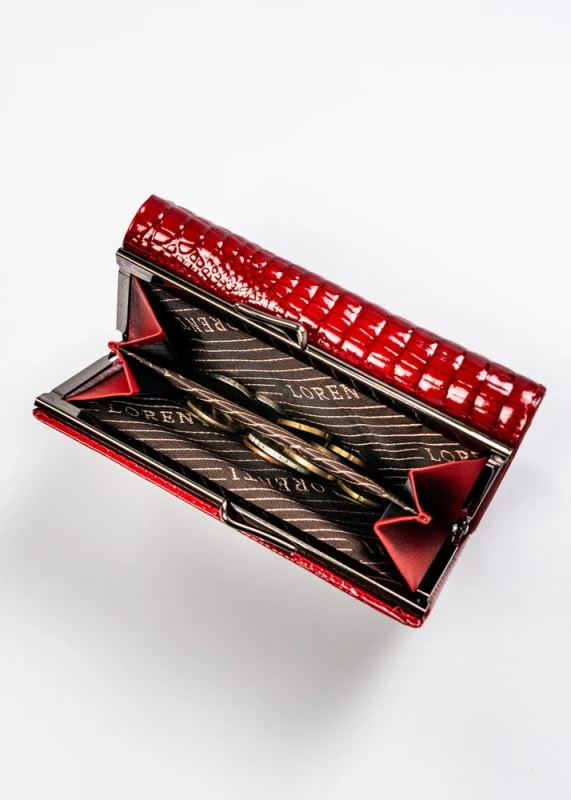 Portfel damski skórzany 4U Cavaldi 55020-CRY-RS-BL RED czerwony RFID (2).webp