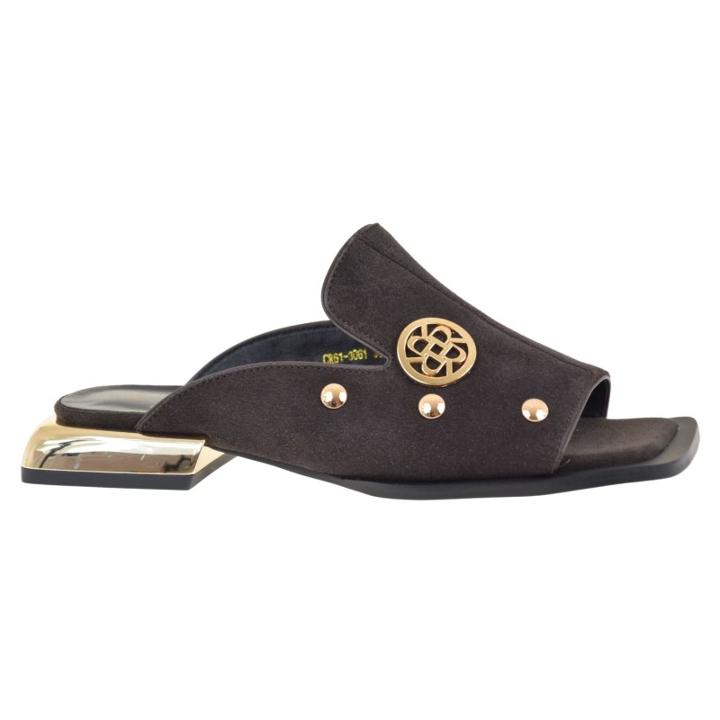 Brązowe klapki damskie skórzane zamszowe S.BARSKI CR61-3061 wygodne eleganckie wsuwane (1).jpg