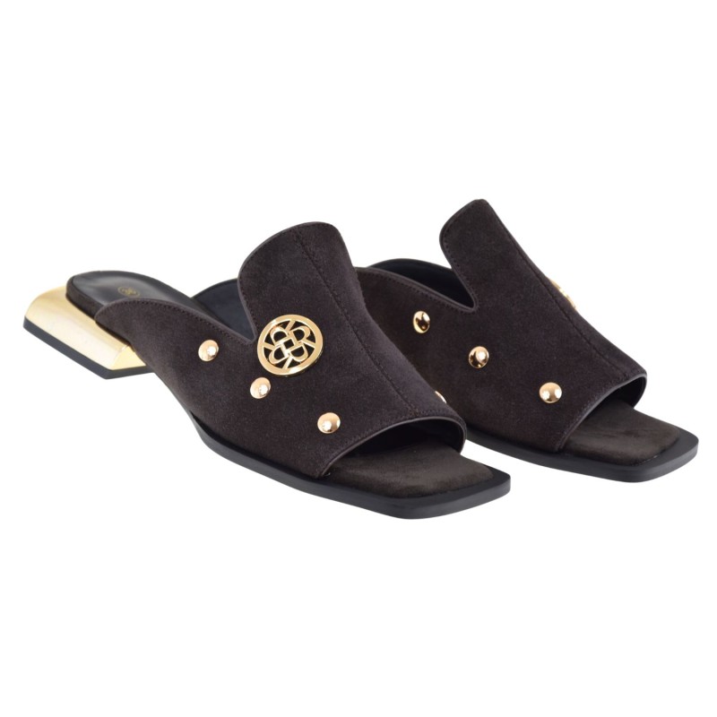 Brązowe klapki damskie skórzane zamszowe S.BARSKI CR61-3061 wygodne eleganckie wsuwane (2).jpg