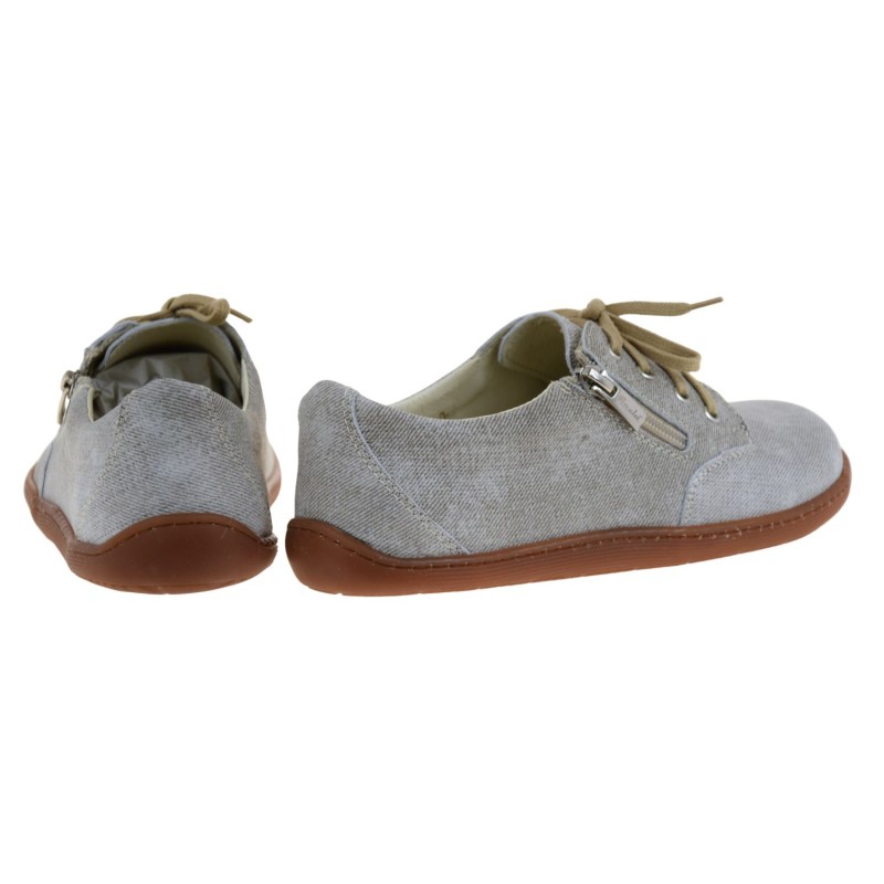 Półbuty damskie barefoot AMULET 441 szaro-beżowe skórzane lekkie i wygodne (3).jpg