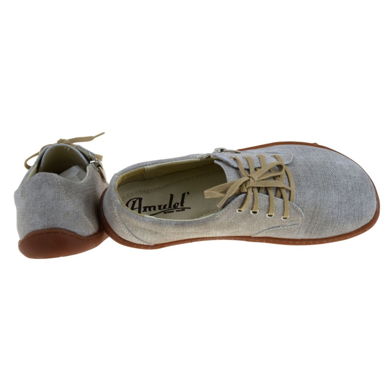 Półbuty damskie barefoot AMULET 441 szaro-beżowe skórzane lekkie i wygodne (4).jpg
