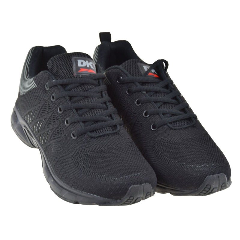 Buty sportowe męskie DK SA3005 czarne oddychające sneakersy lekkie sznurowane (2).jpg