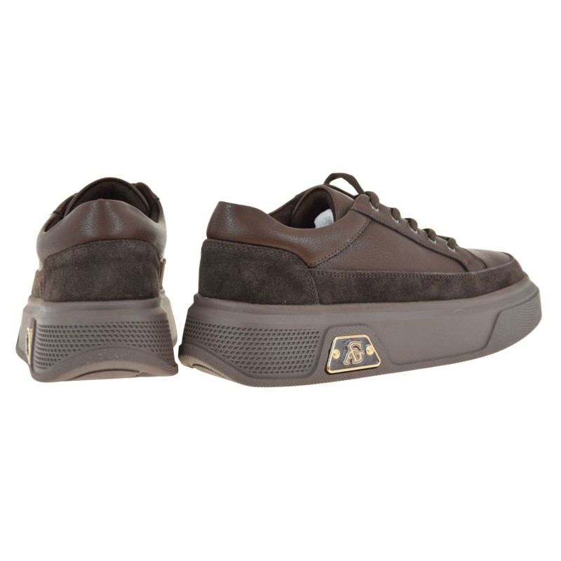 Brązowe półbuty damskie skórzane na platformie CAMBELL 26-19343BR (3).jpg