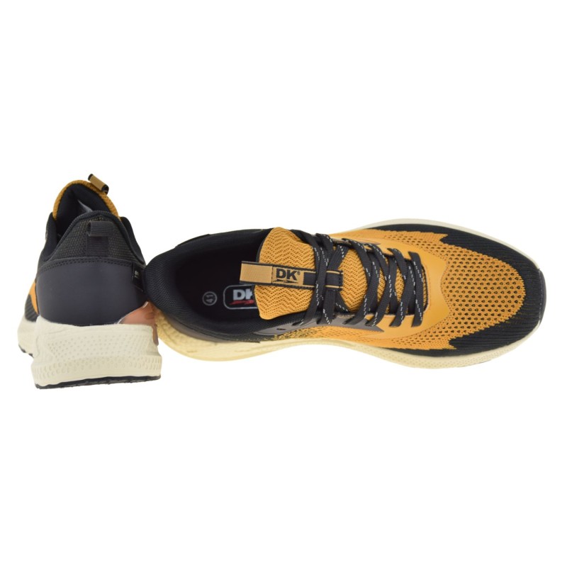 Buty sportowe męskie jogging DK 25339 camel czarne wygodne sneakersy (4).jpg
