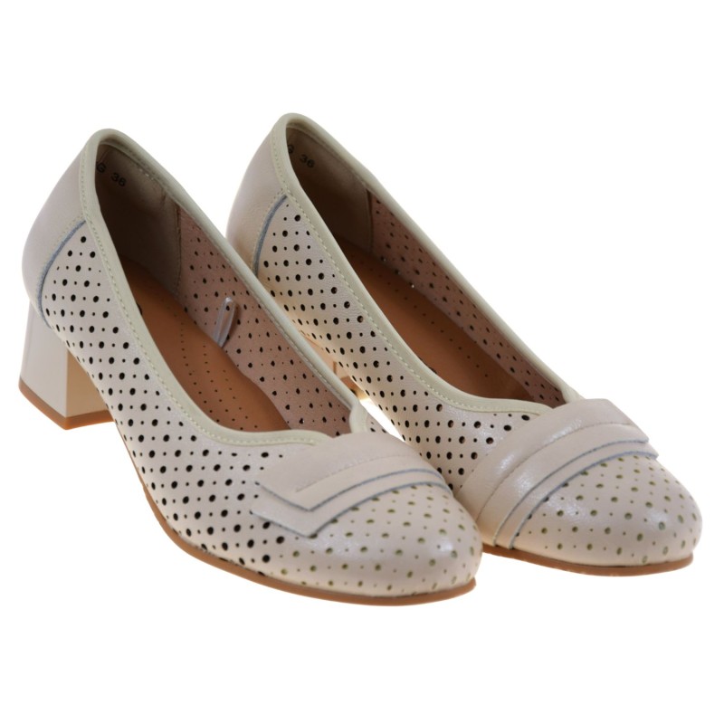 beżowe czółenka damskie skórzane ażurowe na słupku CAMBELL 26-19415BG (2).jpg