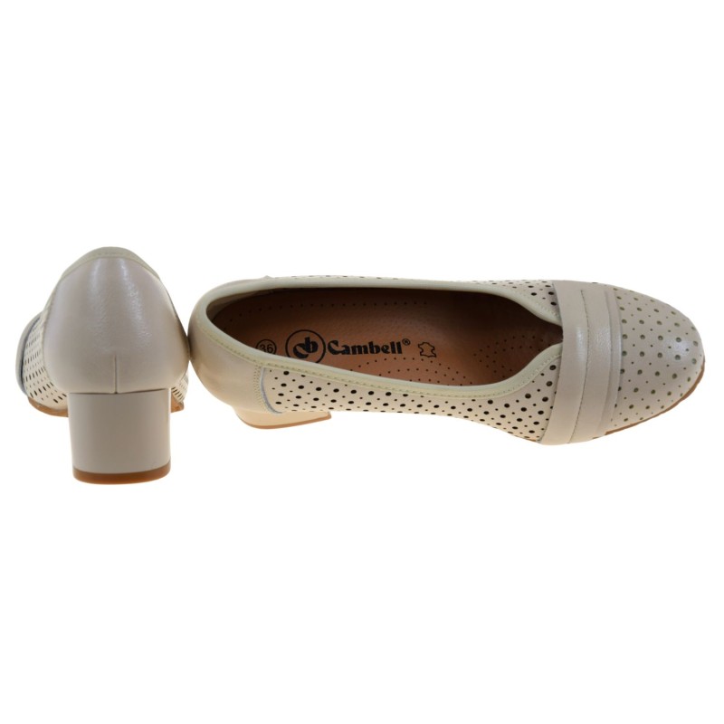 beżowe czółenka damskie skórzane ażurowe na słupku CAMBELL 26-19415BG (4).jpg