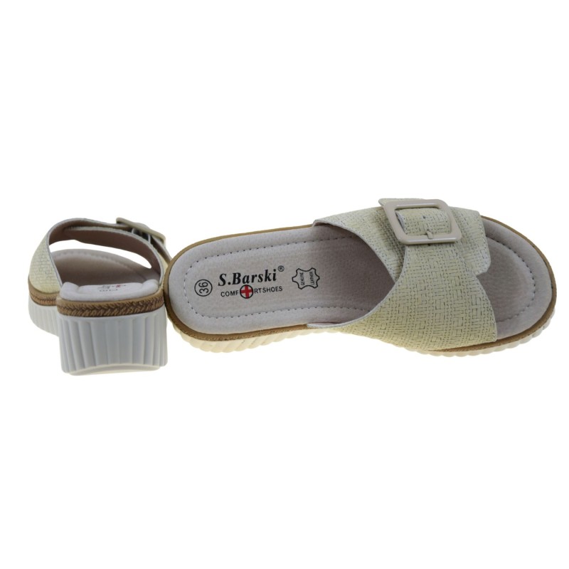 beżowe klapki damskie skórzane na koturnie S.BARSKI LR61-7002 (4).jpg