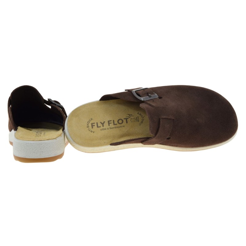 Klapki damskie skórzane zamszowe brązowe FLY FLOT 51 J83 CC barefoot (3).jpg