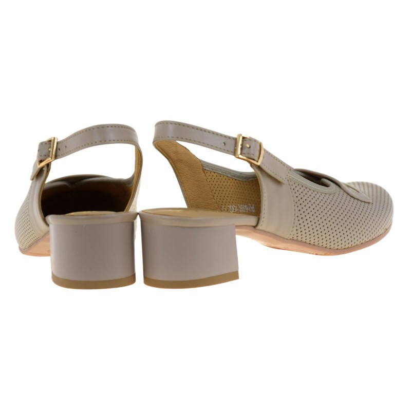 Beżowe czółenka damskie slingback skórzane na słupku GÓRAL 2000 (3).jpg