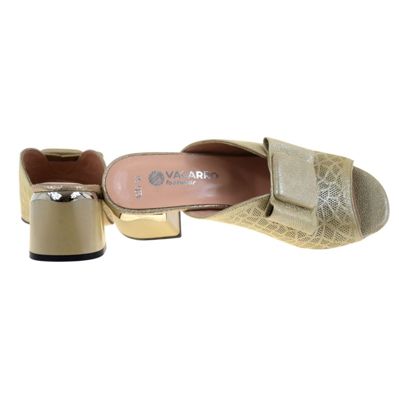 beżowe perłowe klapki damskie z naturalnej skóry eleganckie wsuwane VACARRO 012-4235 (5).jpg