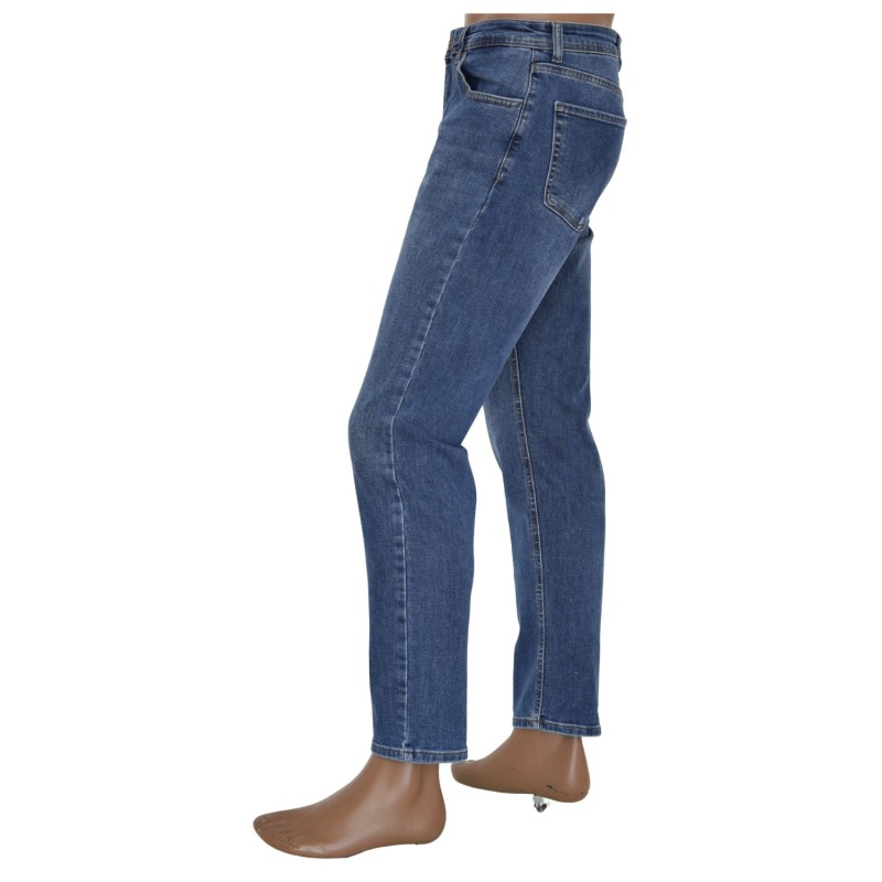 Granatowe spodnie jeansowe męskie VENTANA 970-102 klasyczne jeansy z prostą nogawką (3).jpg