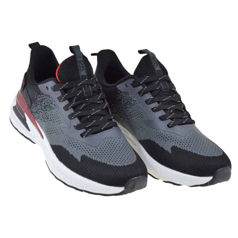 Buty sportowe męskie jogging DK 25339 oddychające sneakersy szaro-czarne (2).jpg