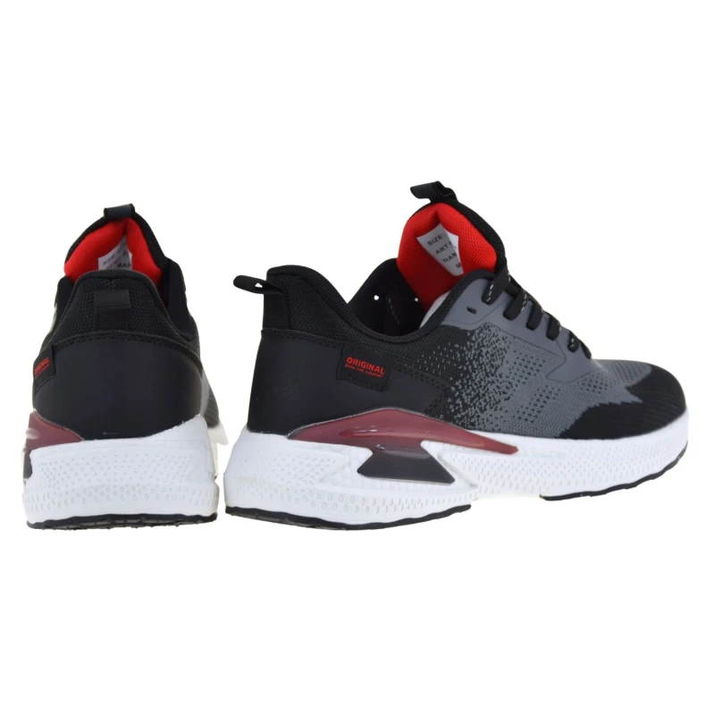 Buty sportowe męskie jogging DK 25339 oddychające sneakersy szaro-czarne (3).jpg