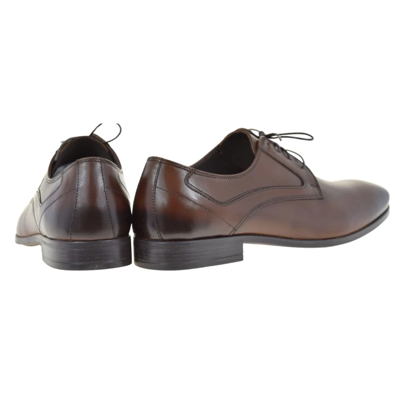 Eleganckie półbuty wizytowe męskie brązowe skórzane Lemi 753 - buty do garnituru (3).jpg