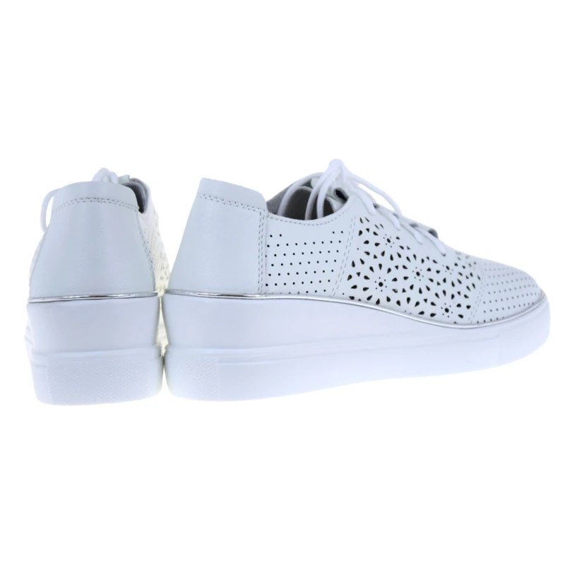 Białe półbuty damskie skórzane ażurowe na koturnie ARTIKER 48C1532 (3).jpg