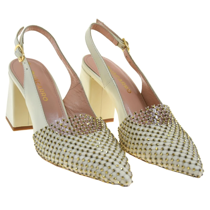 Beżowe czółenka damskie slingback skórzane na słupku z siatką i cyrkoniami VACARRO 94 7836 (2).jpg