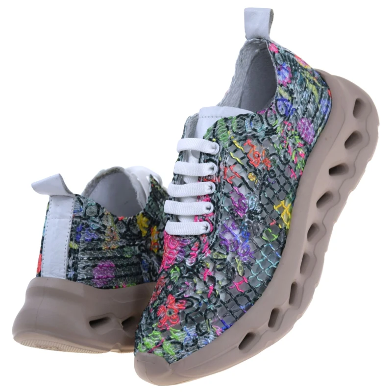 Lekkie sneakersy damskie oddychające w kwiatowy wzór VACARRO 329-2391 pandaobuwie (5).jpg