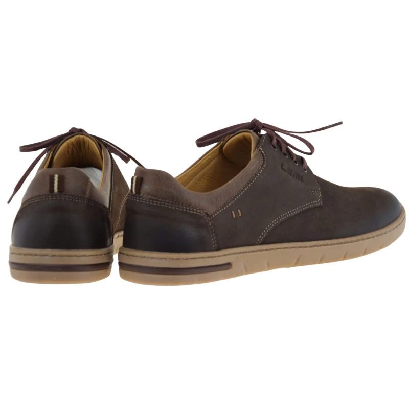 Brązowe półbuty męskie ze skóry naturalnej nubuk LEMI 940 wygodne buty casual (3).jpg