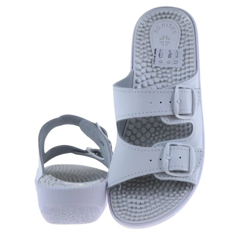 Białe klapki damskie skórzane medyczne COMFOOTY NADIA z masującymi kolcami (5).jpg