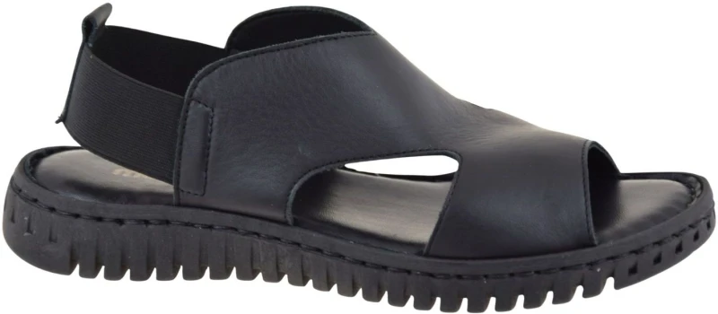 Wygodne czarne sandały damskie Manitu 910326-01 ze skóry naturalnej na lato (1).jpg