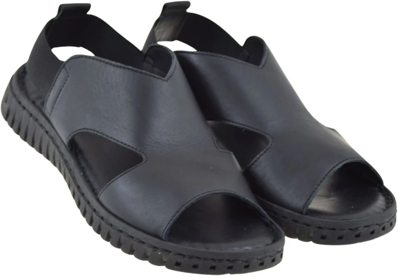 Wygodne czarne sandały damskie Manitu 910326-01 ze skóry naturalnej na lato (2).jpg