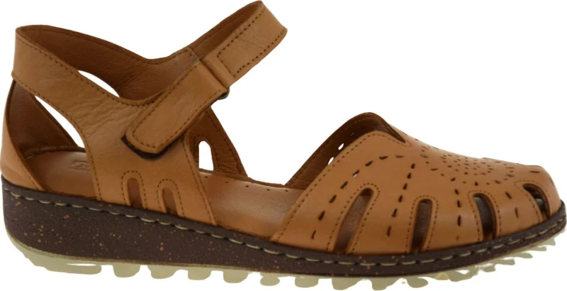 Wygodne sandały damskie ARTIKER 58C2011 camel ze skóry naturalnej na lato (1).jpg