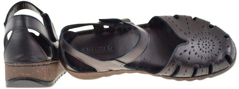 Wygodne sandały damskie Artiker 58C2012 ze skóry naturalnej na niskiej koturnie z zapięciem na rzep (4).jpg