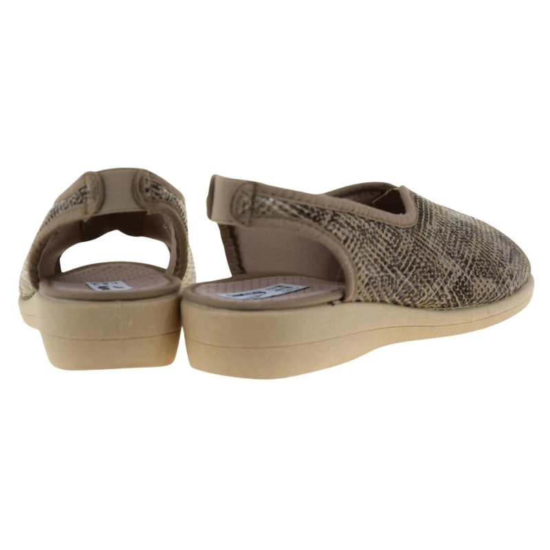 Sandały damskie na haluksy COMFOOTY 26867 brązowe na koturnie, lekkie i wygodne na wrażliwe stopy (4).jpg