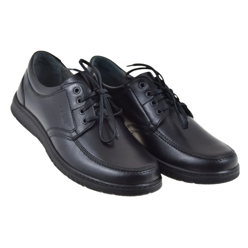 Czarne półbuty męskie skórzane LEMI 255, eleganckie buty męskie na co dzień i do pracy (2).jpg
