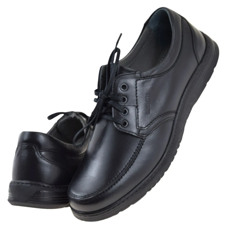 Czarne półbuty męskie skórzane LEMI 255, eleganckie buty męskie na co dzień i do pracy (5).jpg