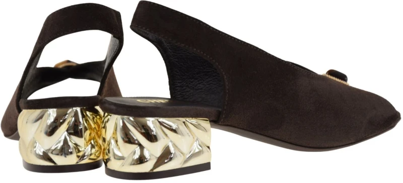 Eleganckie sandały damskie skórzane CHeBello 5055 brązowe zamszowe na niskim obcasie 4 cm (3).jpg
