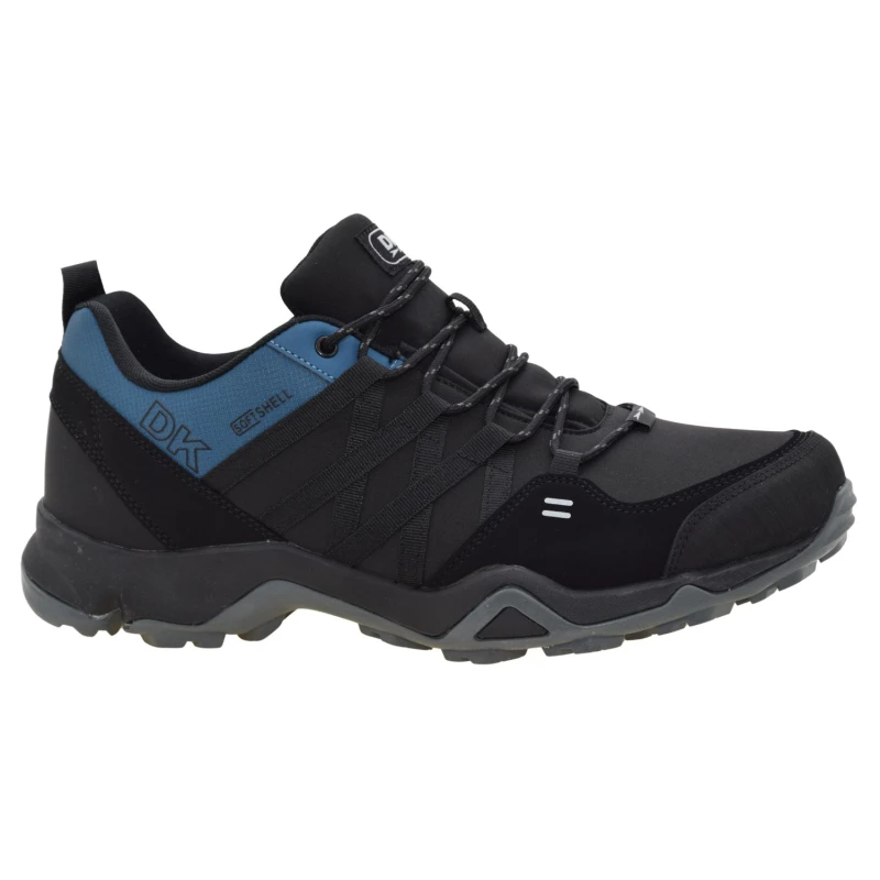 Buty trekkingowe męskie DK VB17282 softshell czarne z niebieskimi dodatkami, lekkie obuwie sportowe w dużych rozmiarach (1).jpg