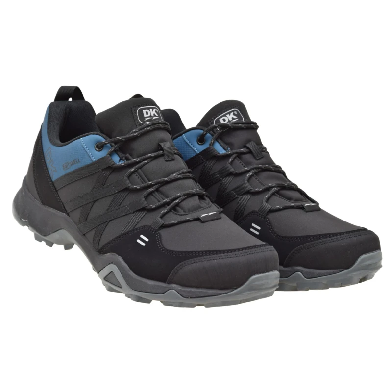 Buty trekkingowe męskie DK VB17282 softshell czarne z niebieskimi dodatkami, lekkie obuwie sportowe w dużych rozmiarach (2).jpg