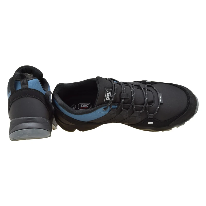 Buty trekkingowe męskie DK VB17282 softshell czarne z niebieskimi dodatkami, lekkie obuwie sportowe w dużych rozmiarach (4).jpg