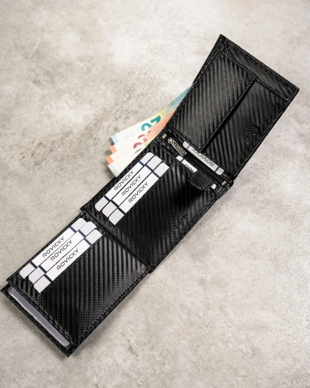Portfel męski skórzany RFID ROVICKY R-PK5-N992-7027 BLAC z brelokiem w pudełku prezentowym (6).webp