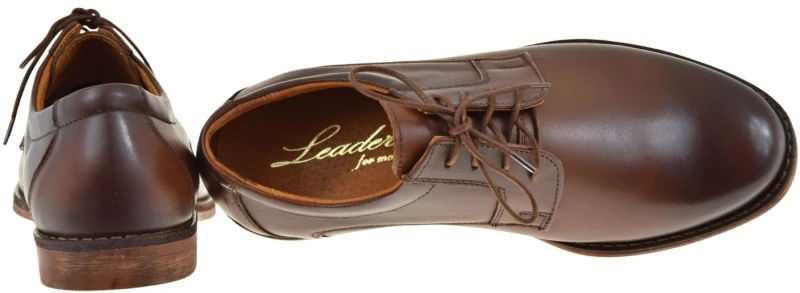 półbuty męskie skórzane brązowe IGUANA LIDER 424-841 eleganckie buty (4).jpg