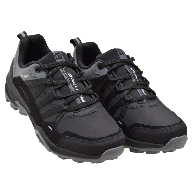 Buty trekkingowe męskie DK VB17920 czarno szare softshell z antypoślizgową podeszwą (2).jpg