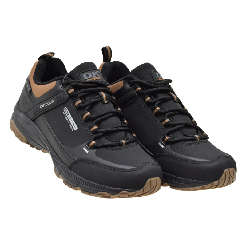Buty DK 1096 PREDATOR LOW czarne softshell, damskie i młodzieżowe trekkingowe sneakersy (2).jpg