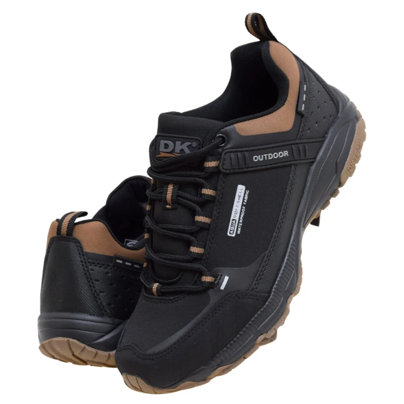 Buty DK 1096 PREDATOR LOW czarne softshell, damskie i młodzieżowe trekkingowe sneakersy (5).jpg