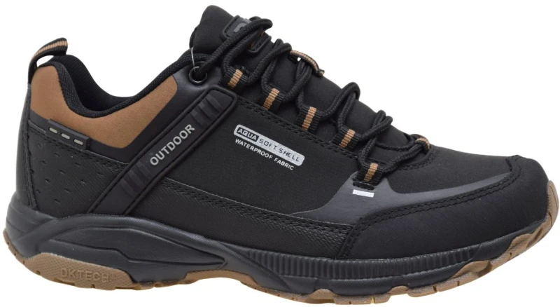 Lekkie buty sportowe DK Predator Low czarne, wygodne obuwie trekkingowe na spacer i co dzień (1).jpg