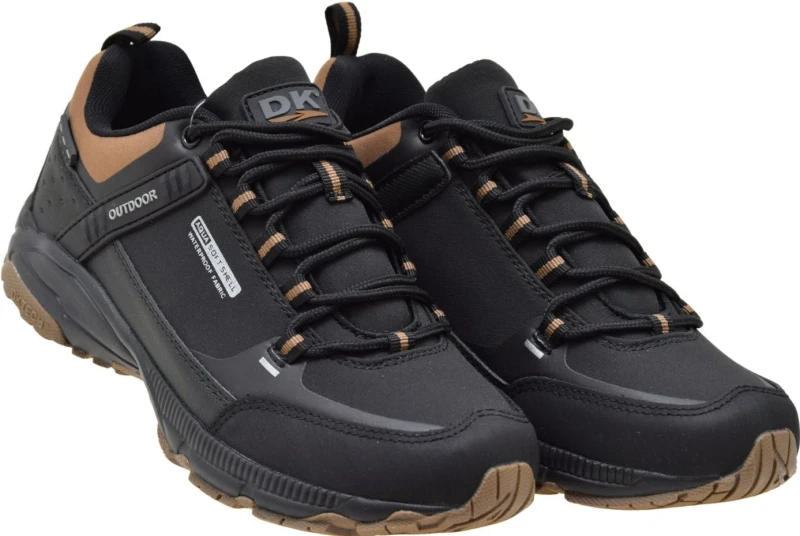 Lekkie buty sportowe DK Predator Low czarne, wygodne obuwie trekkingowe na spacer i co dzień (2).jpg
