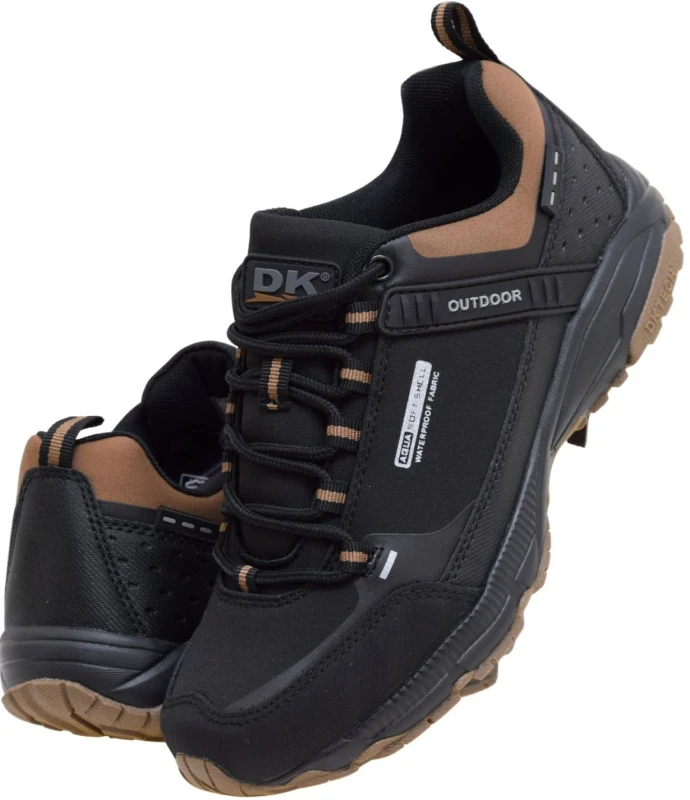 Lekkie buty sportowe DK Predator Low czarne, wygodne obuwie trekkingowe na spacer i co dzień (5).jpg