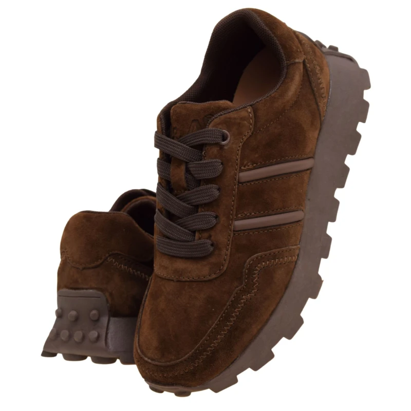 Brązowe sneakersy damskie S.Barski LR62-7101 ze skóry naturalnej zamszowej (6).jpg