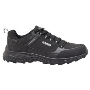 Męskie buty trekkingowe sportowe czarne duże rozmiary DK 1096T