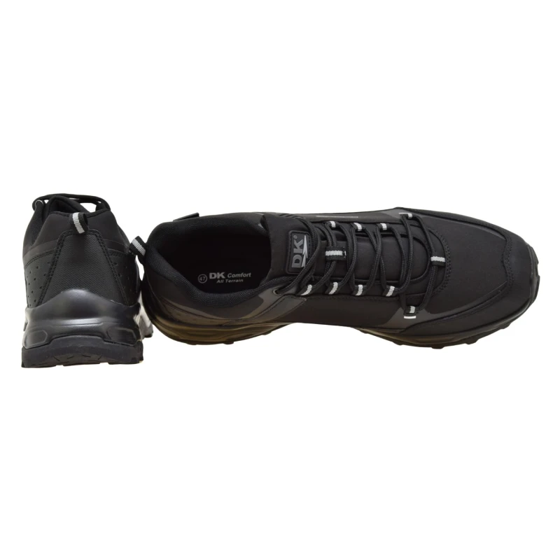 Czarne buty sportowe trekkingowe męskie DK 1096T z agresywnym bieżnikiem (4).jpg