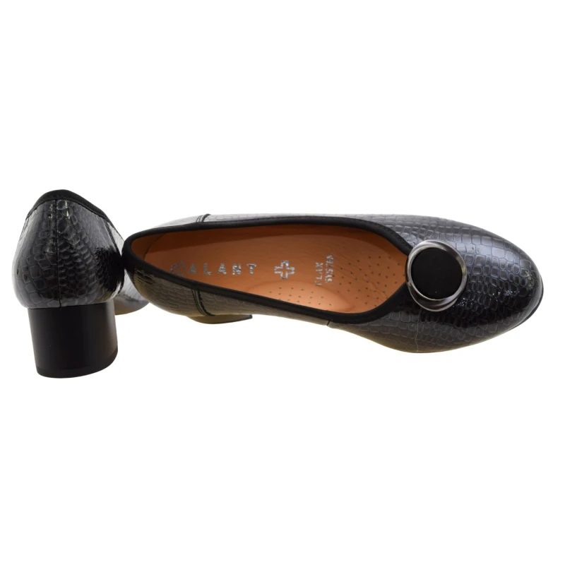Czółenka damskie skórzane szare lakierowane GALANT 4010 na stabilnym obcasie 5 cm (4).jpg