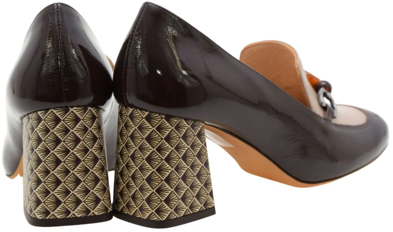 Eleganckie czółenka damskie KORDEL 3174 ze skóry naturalnej na słupku 7,5 cm z ozdobą (3).jpg
